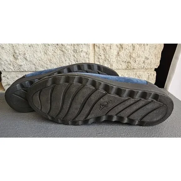 Collection by Clarks Sharon Dolly Slip on Loafer, Womans Sz 6.5, Blue - Picture 6 of 7